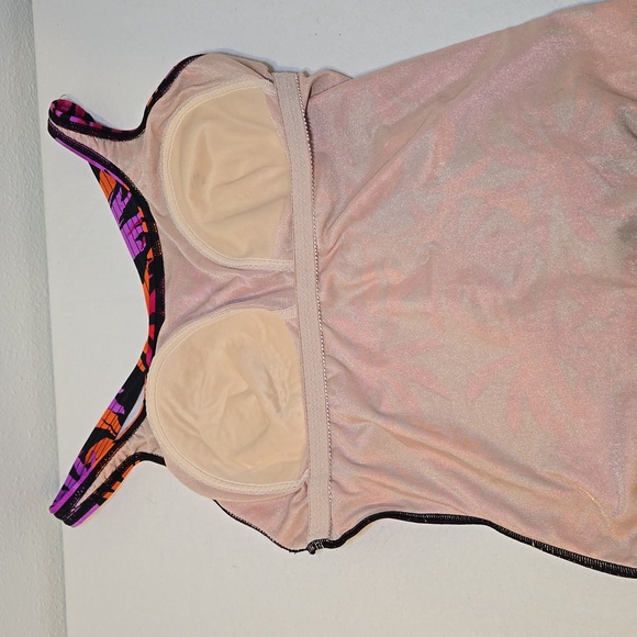 Speedo Hawaiian Print Swimsuit Size 14 - Picture 7 of 9